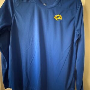 LONG SLEEVE SHIRT Los Angeles Rams Player Coaches Issued PEARSON NFL Nike Medium